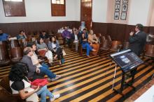 A Uepa Realiza a Reunião do Fórum Municipal de Mudanças Climáticas. Na foto, Clay Chagas, Reitor da Uepa. Foto Sidney Oliveira/Ascom Uepa.