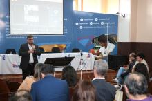 A Uepa Realiza a Reunião do Fórum Municipal de Mudanças Climáticas. Na foto, Clay Chagas, Reitor da Uepa. Foto Sidney Oliveira/Ascom Uepa.