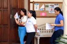 Servidores da Uepa participam do culto ecumênico de Páscoa na reitoria. Foto: Sidney Oliveira/Ascom Uepa.