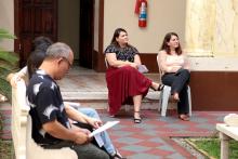 Servidores da Uepa participam do culto ecumênico de Páscoa na reitoria. Foto: Marcelo Rodrigues/Ascom Uepa.