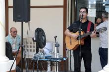 Servidores da Uepa participam do culto ecumênico de Páscoa na reitoria. Foto: Marcelo Rodrigues/Ascom Uepa.