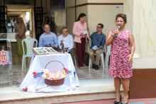 Servidores da Uepa participam do culto ecumênico de Páscoa na reitoria. Foto: Sidney Oliveira/Ascom Uepa.