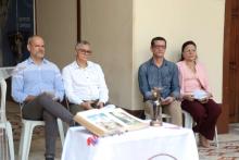 Servidores da Uepa participam do culto ecumênico de Páscoa na reitoria. Foto: Sidney Oliveira/Ascom Uepa.