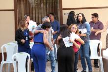 Servidores da Uepa participam do culto ecumênico de Páscoa na reitoria. Foto: Sidney Oliveira/Ascom Uepa.