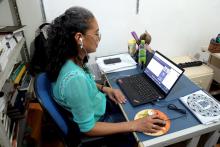 Reunião on-line sobre a Semana dos Povos Indígenas. Foto: Sidney Oliveira/Ascom Uepa.