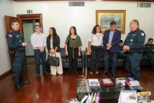 Assinatura do convênio entre a PM e a UEPA - curso de língua inglesa para agentes da PM.