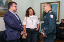 Assinatura do convênio entre a PM e a UEPA - curso de língua inglesa para agentes da PM.