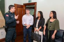 Assinatura do convênio entre a PM e a UEPA - curso de língua inglesa para agentes da PM.