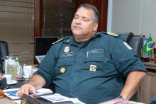 Assinatura do convênio entre a PM e a UEPA - curso de língua inglesa para agentes da PM.