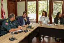 Assinatura do convênio entre a PM e a UEPA - curso de língua inglesa para agentes da PM.