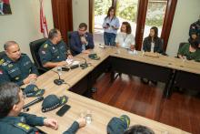 Assinatura do convênio entre a PM e a UEPA - curso de língua inglesa para agentes da PM.