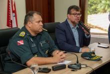 Assinatura do convênio entre a PM e a UEPA - curso de língua inglesa para agentes da PM.