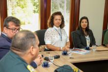 Assinatura do convênio entre a PM e a UEPA - curso de língua inglesa para agentes da PM.