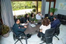 Assinatura do convênio entre a PM e a UEPA - curso de língua inglesa para agentes da PM.