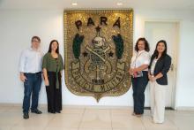 Assinatura do convênio entre a PM e a UEPA - curso de língua inglesa para agentes da PM.