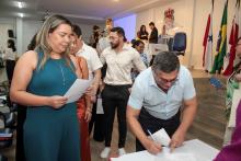 A Universidade do Estado do Pará (Uepa) realiza o acolhimento de boas-vindas aos novos professores aprovados em concurso público. Foto : Marcelo Rodrigues/Ascom Uepa.
