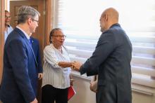 Visita ex-ministra da França Christiane Taubira