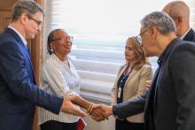 Visita ex-ministra da França Christiane Taubira