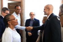 Visita ex-ministra da França Christiane Taubira
