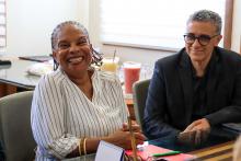 Visita ex-ministra da França Christiane Taubira