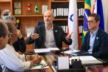 Visita ex-ministra da França Christiane Taubira