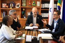 Visita ex-ministra da França Christiane Taubira