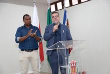 Inauguração do Auditório Paulo Freire,  no Centro de Ciências Sociais e Educação (CCSE). Na foto Anderson Maia, Diretor do CCSE. Foto : Sidney Oliveira/Ascom Uepa