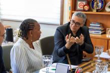 Visita ex-ministra da França Christiane Taubira