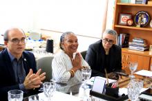 Visita ex-ministra da França Christiane Taubira