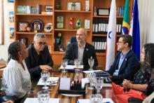 Visita ex-ministra da França Christiane Taubira