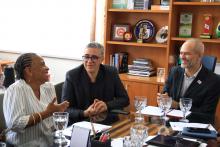 Visita ex-ministra da França Christiane Taubira