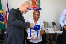 Visita ex-ministra da França Christiane Taubira