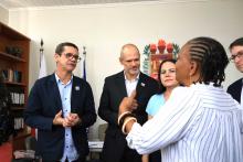 Visita ex-ministra da França Christiane Taubira