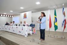 Inauguração do Auditório Paulo Freire,  no Centro de Ciências Sociais e Educação (CCSE). Na foto, Ilma Pastana - Vice-reitora. Foto : Sidney Oliveira/Ascom Uepa