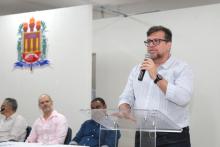 Inauguração do Auditório Paulo Freire,  no Centro de Ciências Sociais e Educação (CCSE). Na foto, Clay Chagas, Reitor da UEPA. Foto : Sidney Oliveira/Ascom Uepa