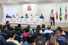 Inauguração do Auditório Paulo Freire,  no Centro de Ciências Sociais e Educação (CCSE). Na foto, Clay Chagas, Reitor da UEPA. Foto : Sidney Oliveira/Ascom Uepa