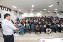 Inauguração do Auditório Paulo Freire,  no Centro de Ciências Sociais e Educação (CCSE). Na foto, Clay Chagas, Reitor da UEPA. Foto : Sidney Oliveira/Ascom Uepa