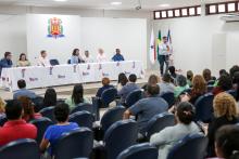 Inauguração do Auditório Paulo Freire,  no Centro de Ciências Sociais e Educação (CCSE). Foto : Sidney Oliveira/Ascom Uepa