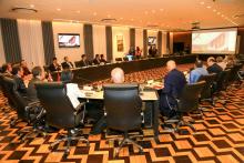 A delegação chinesa e a gestão da Uepa se reuniram com o governador Helder Barbalho, na Casa Civil. Foto - Sidney Oliveira - Ascom Uepa