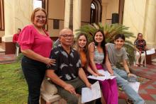 Servidores da Uepa participam do culto ecumênico de Páscoa na reitoria. Foto: Marcelo Rodrigues/Ascom Uepa.