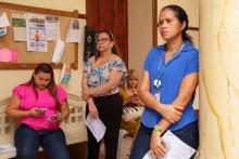 Servidores da Uepa participam do culto ecumênico de Páscoa na reitoria. Foto: Marcelo Rodrigues/Ascom Uepa.
