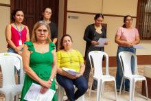 Servidores da Uepa participam do culto ecumênico de Páscoa na reitoria. Foto: Marcelo Rodrigues/Ascom Uepa.