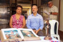 Servidores da Uepa participam do culto ecumênico de Páscoa na reitoria. Foto: Marcelo Rodrigues/Ascom Uepa.