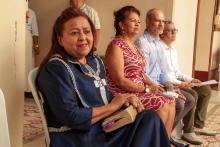 Servidores da Uepa participam do culto ecumênico de Páscoa na reitoria. Foto: Marcelo Rodrigues/Ascom Uepa.