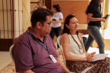 Servidores da Uepa participam do culto ecumênico de Páscoa na reitoria. Foto: Marcelo Rodrigues/Ascom Uepa.