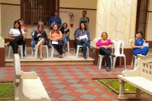 Servidores da Uepa participam do culto ecumênico de Páscoa na reitoria. Foto: Marcelo Rodrigues/Ascom Uepa.