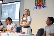 O IV Seminário do Programa de Pós-Graduação em Educação Escolar Indígena (PPGEEI), iniciou na segunda - feira, 23, com a  programação no auditório Paulo Freire, no Centro de Ciências Sociais e Educação (CCSE) da Universidade do Estado do Pará (Uepa) - Foto: Sidney Oliveira/Ascom Uepa.