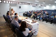 O IV Seminário do Programa de Pós-Graduação em Educação Escolar Indígena (PPGEEI), iniciou na segunda - feira, 23, com a  programação no auditório Paulo Freire, no Centro de Ciências Sociais e Educação (CCSE) da Universidade do Estado do Pará (Uepa) - Foto: Sidney Oliveira/Ascom Uepa.