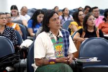 O IV Seminário do Programa de Pós-Graduação em Educação Escolar Indígena (PPGEEI), iniciou na segunda - feira, 23, com a  programação no auditório Paulo Freire, no Centro de Ciências Sociais e Educação (CCSE) da Universidade do Estado do Pará (Uepa) - Foto: Sidney Oliveira/Ascom Uepa.