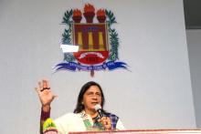 O IV Seminário do Programa de Pós-Graduação em Educação Escolar Indígena (PPGEEI), iniciou na segunda - feira, 23, com a  programação no auditório Paulo Freire, no Centro de Ciências Sociais e Educação (CCSE) da Universidade do Estado do Pará (Uepa) - Foto: Sidney Oliveira/Ascom Uepa.